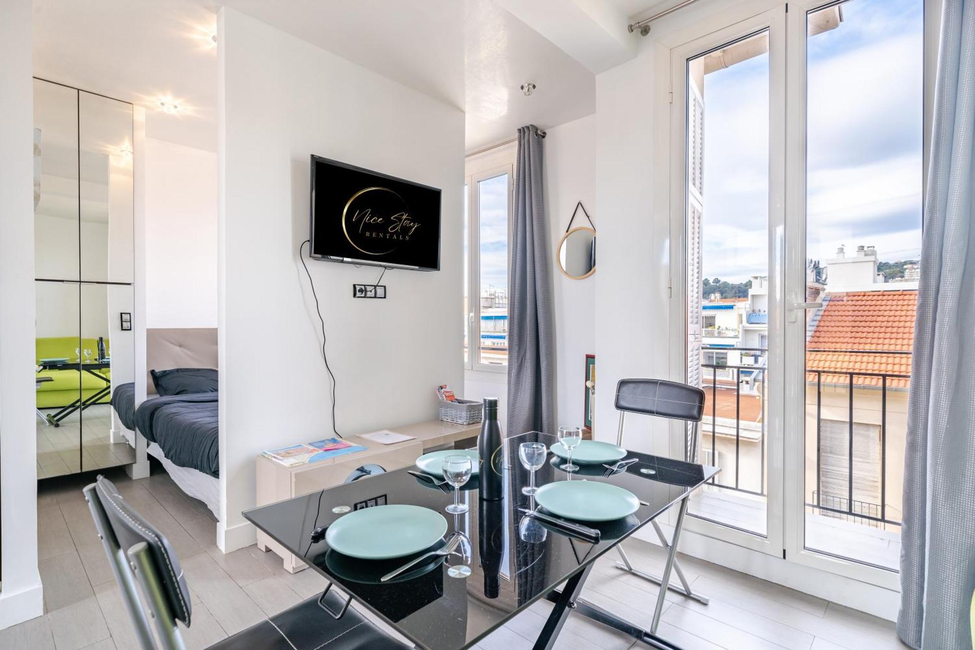 Top Floor Terrace - Dernier Etage Terrasse Cosy Ніцца Екстер'єр фото